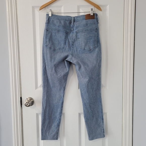 Madewell 9" Skinny Jeans in Piper Stripe - Picture 5 of 7